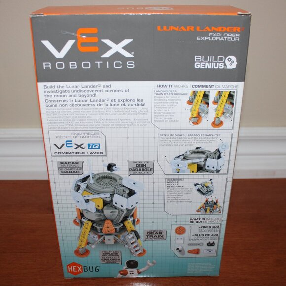 3/$55❤️HexBug Vex Robotics Lunar Lander Explorer 400+pcs Stem construction kit - Picture 2 of 4